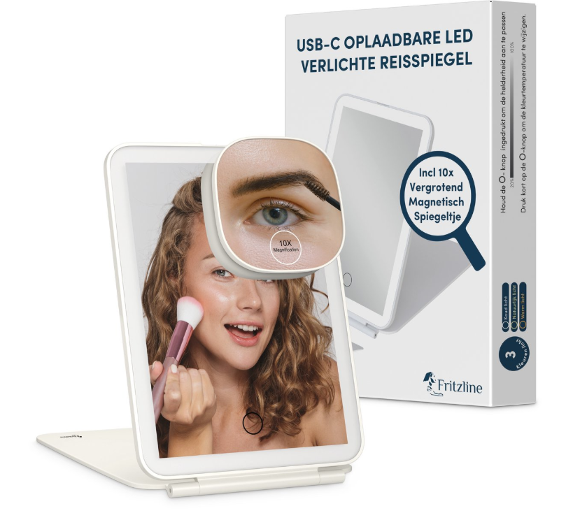 Fritzline LED Make-up Spiegel